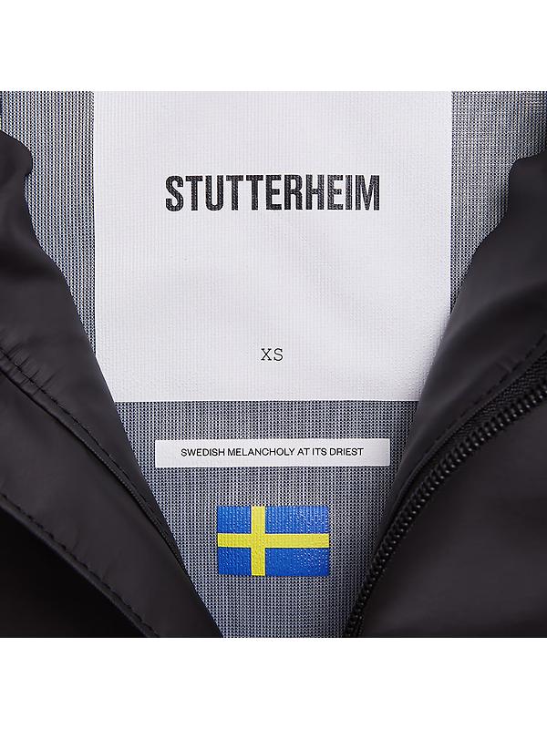 Stutterheim Stockholm Lightweight Raincoat - Black Image 8