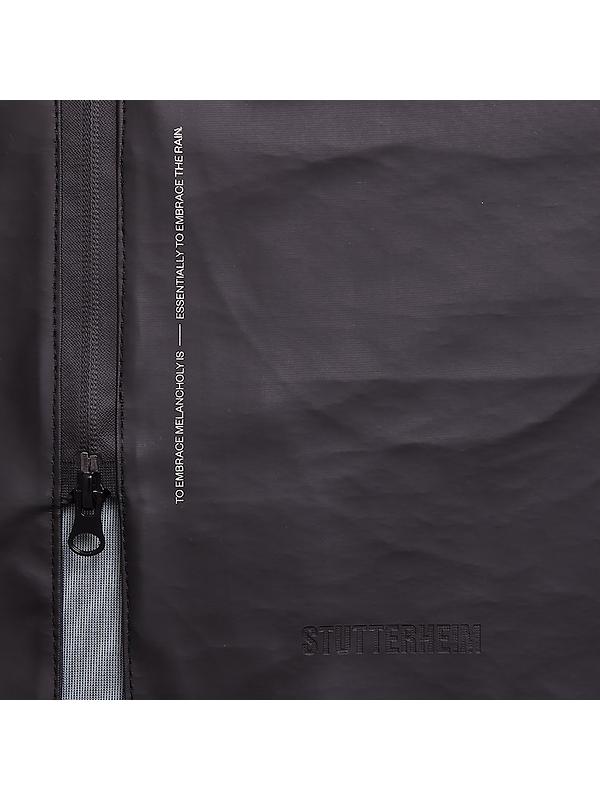Stutterheim Stockholm Lightweight Raincoat - Black Image 9