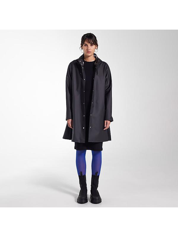 Stutterheim Women's Mosebacke Lightweight Raincoat - Black Image 2