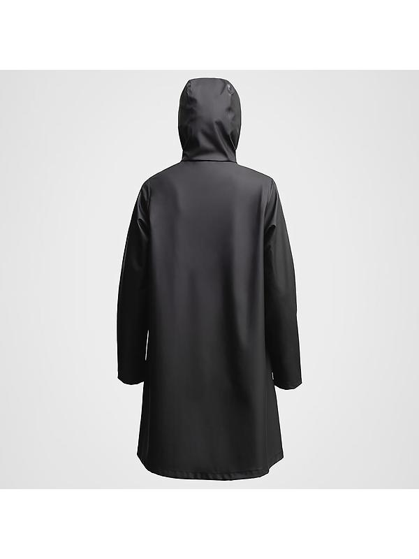 Stutterheim Women's Mosebacke Lightweight Raincoat - Black Image 8