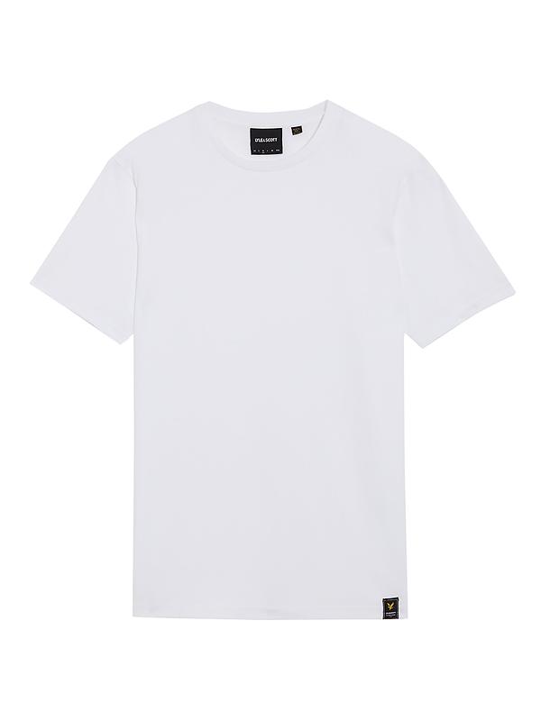 Lyle & Scott Men's Clamp Labelled Plain T-Shirt - White Product Image