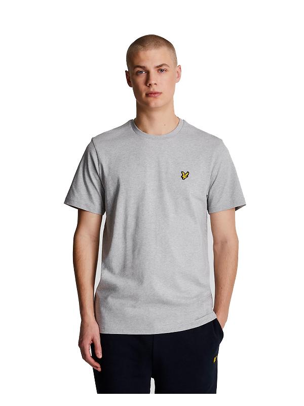 Lyle & Scott Men's Plain T-Shirt - Light Grey Marl Image 1