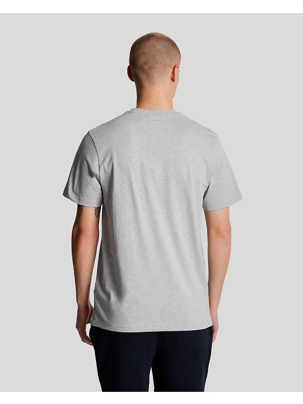 Lyle & Scott Men's Plain T-Shirt - Light Grey Marl Image 2