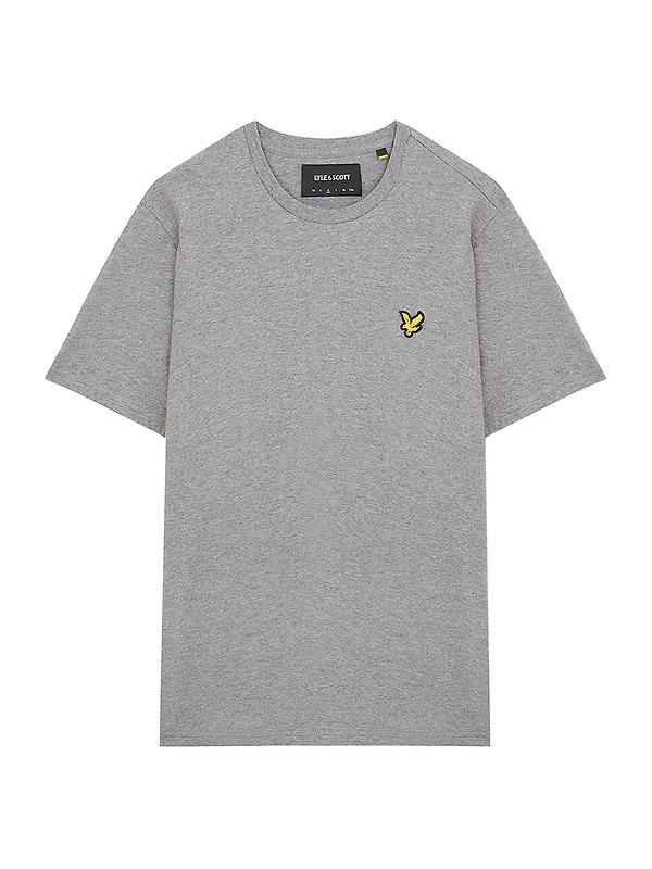 Lyle & Scott Men's Plain T-Shirt - Mid Grey Marl Image 1