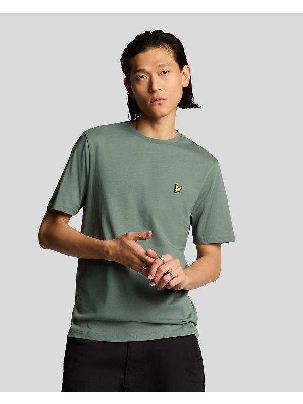 Lyle & Scott Men's Plain T-Shirt - Green Mercurial Image 2