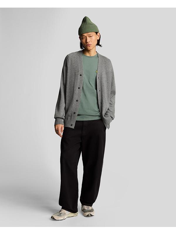 Lyle & Scott Men's Plain T-Shirt - Green Mercurial Image 3