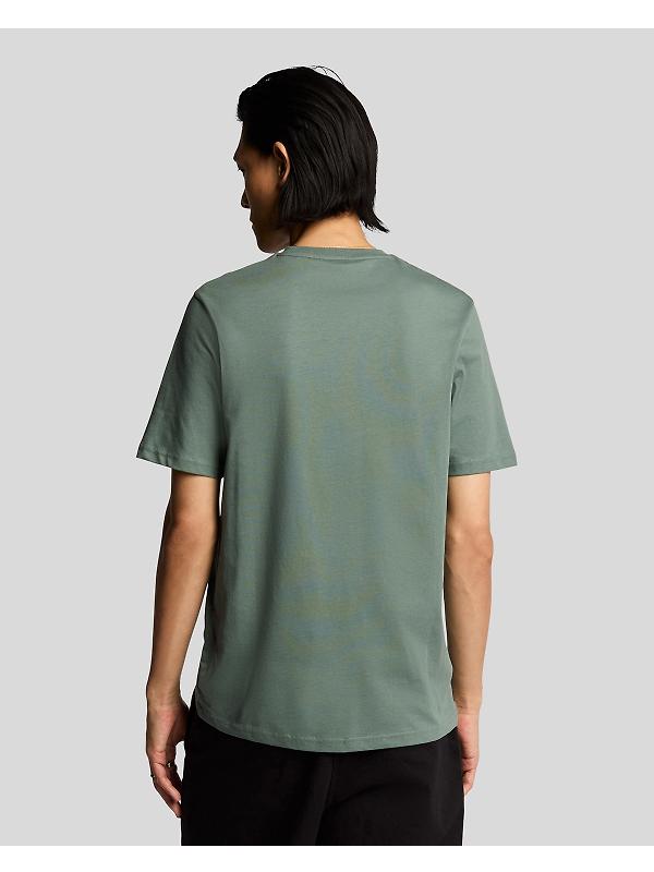 Lyle & Scott Men's Plain T-Shirt - Green Mercurial Image 4