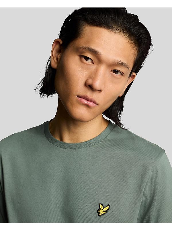Lyle & Scott Men's Plain T-Shirt - Green Mercurial Image 5
