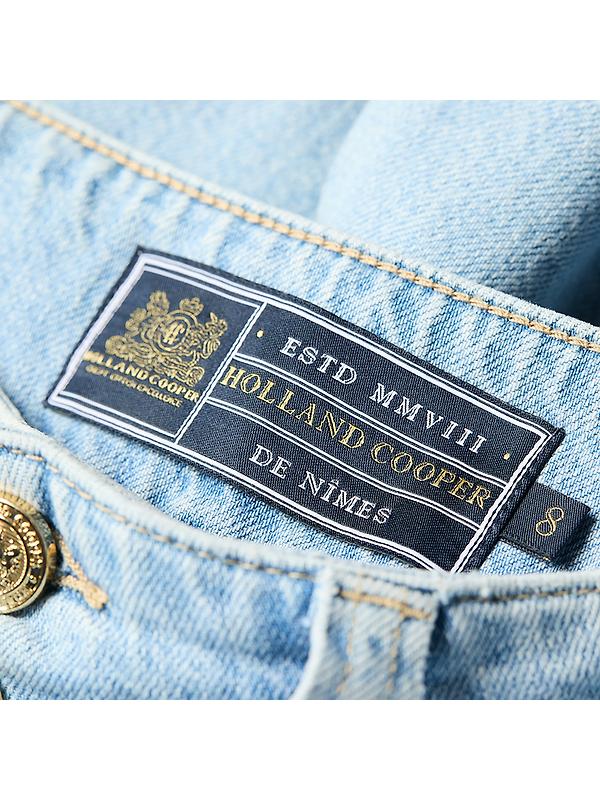 Holland Cooper Women's Tailored Wide Leg Jeans - Vintage Indigo Image 9
