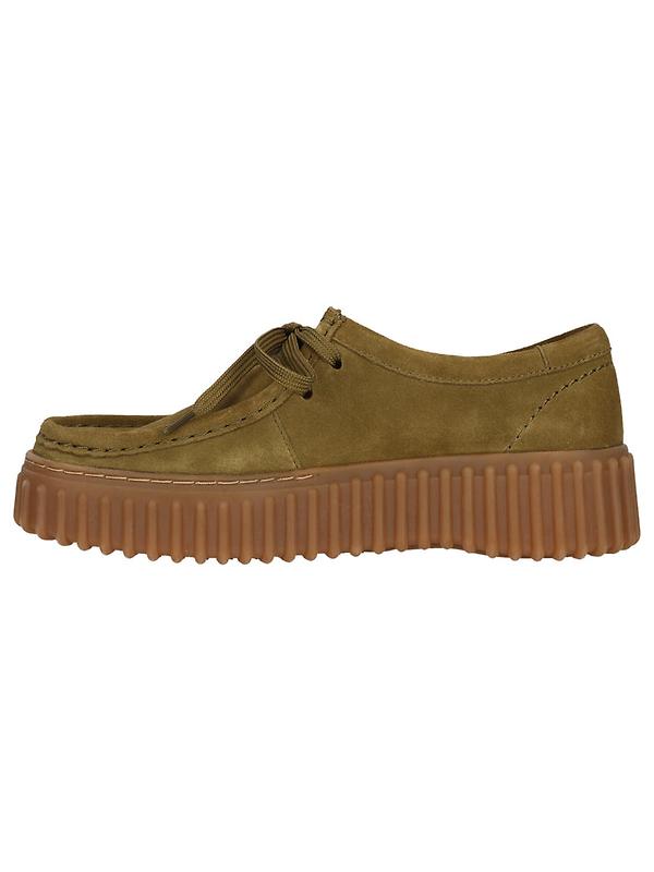 Clarks Women's Torhill Bee - Olive Suede Image 3