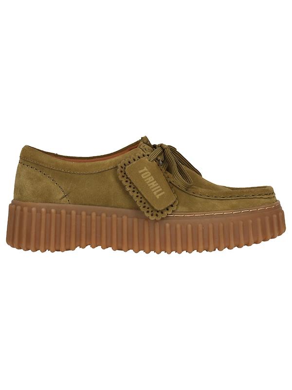 Clarks Women's Torhill Bee - Olive Suede Image 1