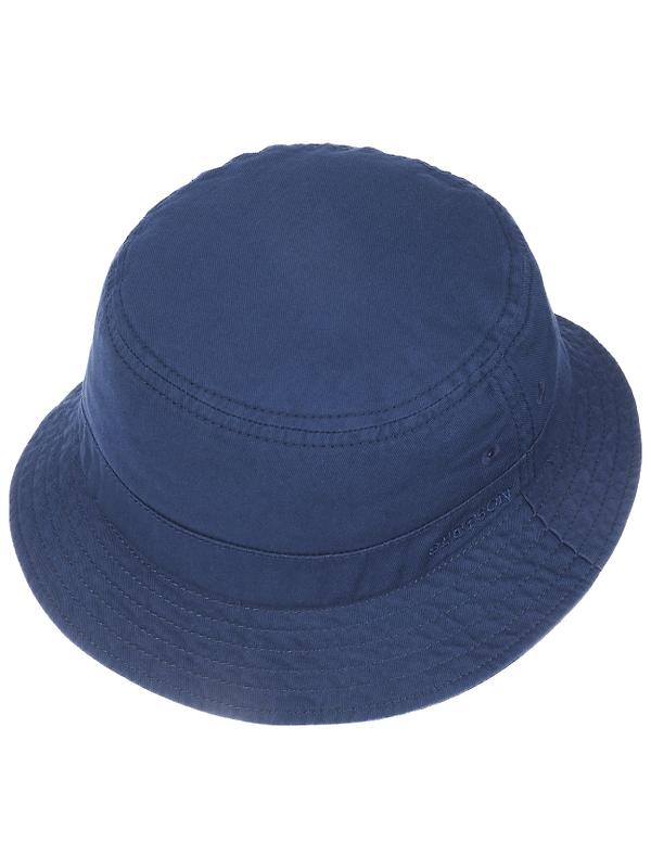 Stetson Twill Bucket Hat with UV Protection - Navy Image 2