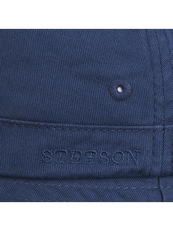 Stetson Twill Bucket Hat with UV Protection - Navy Image 4