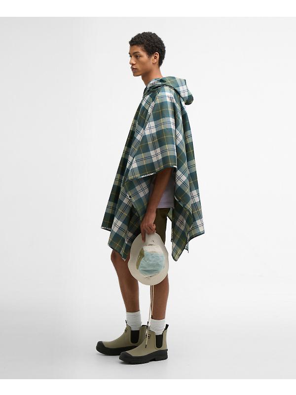 Barbour Tartan Showerproof Poncho - Ancient Tartan Image 3