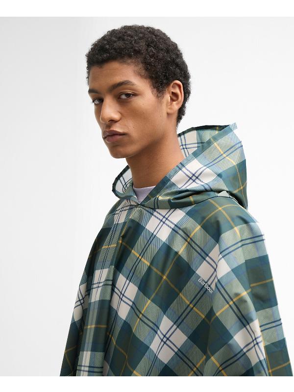 Barbour Tartan Showerproof Poncho - Ancient Tartan Image 6
