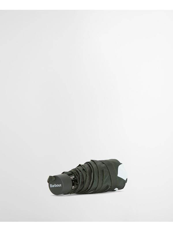 Barbour Logo Mini Umbrella - Barbour Green Image 5