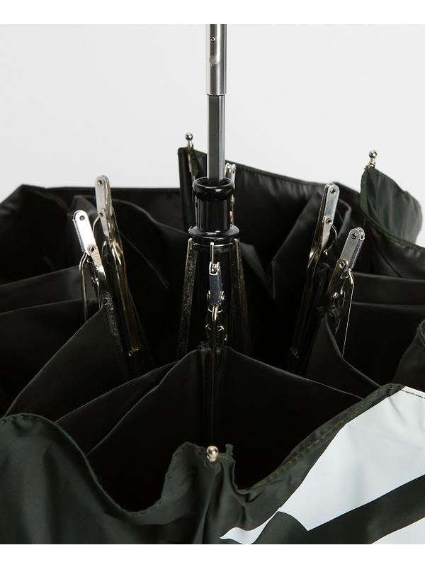 Barbour Logo Mini Umbrella - Barbour Green Image 7