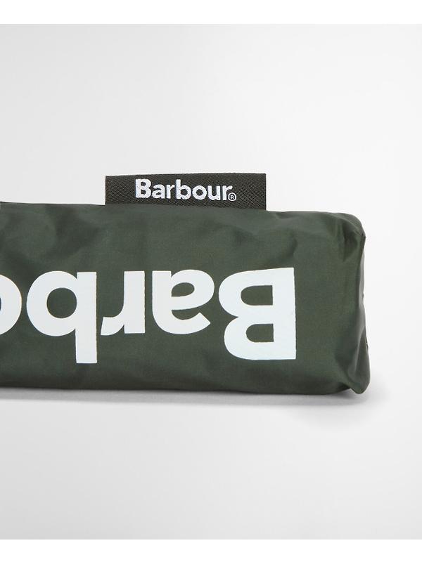 Barbour Logo Mini Umbrella - Barbour Green Image 9