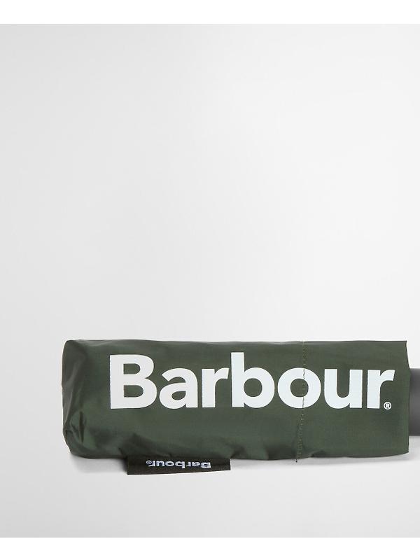 Barbour Logo Mini Umbrella - Barbour Green Image 11
