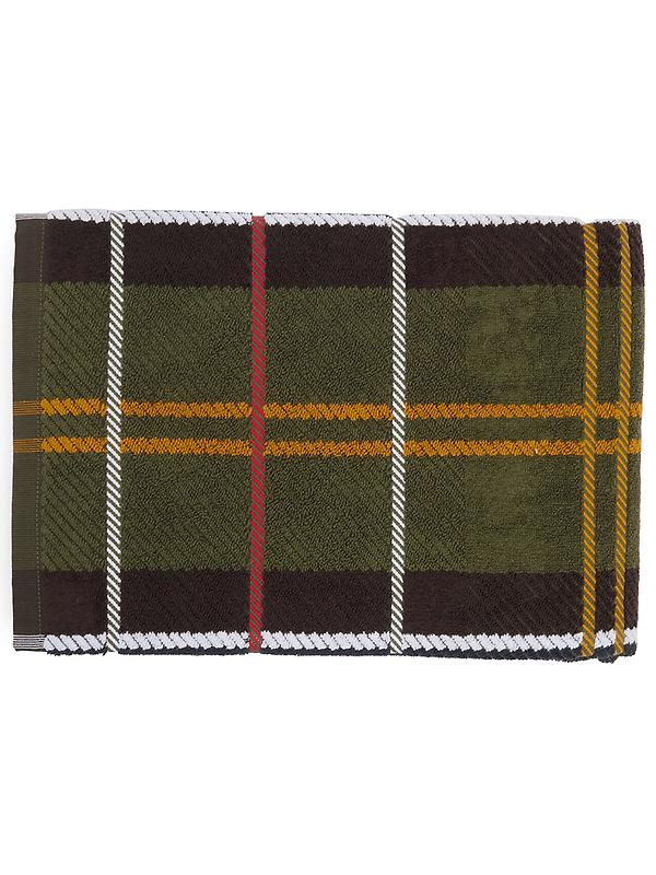 Barbour Tartan Beach Towel - Classic Tartan Image 1