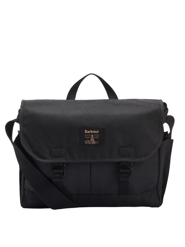 Product image of Barbour Field Waxed Satchel - Black
