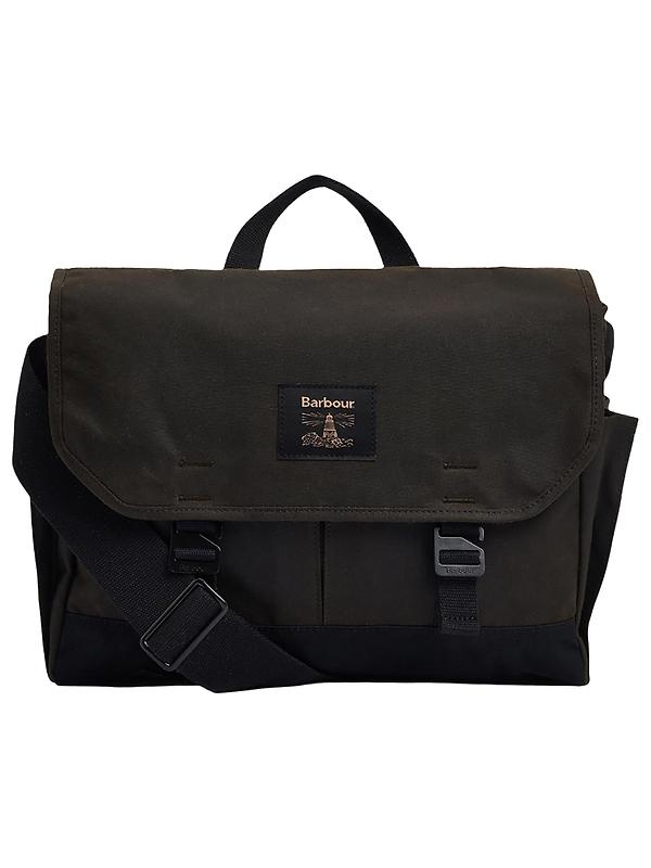 Product image of Barbour Field Waxed Satchel - Olive