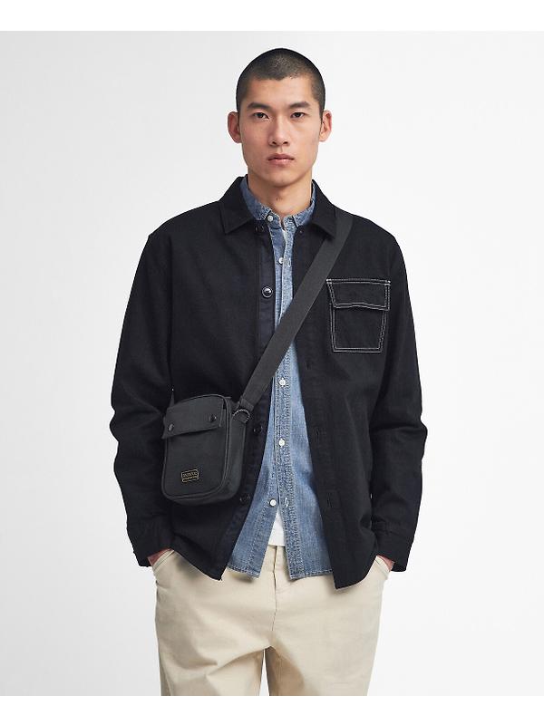 Barbour International Knockhill Essential Crossbody Bag - Black Image 2