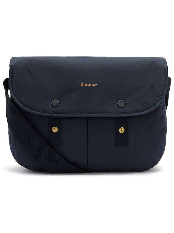 Barbour Transport Riever Crossbody Bag - Navy Image 1