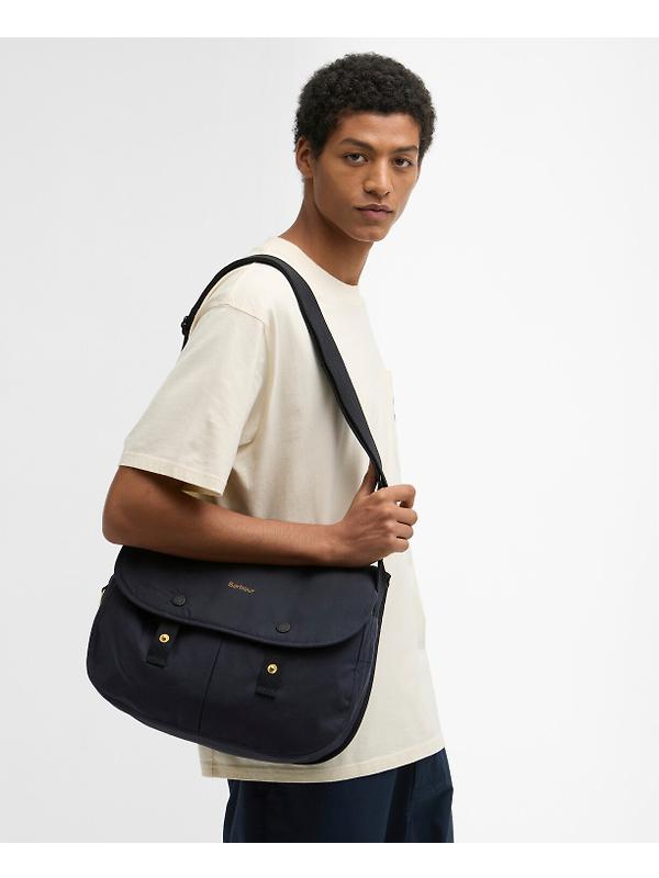 Barbour Transport Riever Crossbody Bag - Navy Image 2