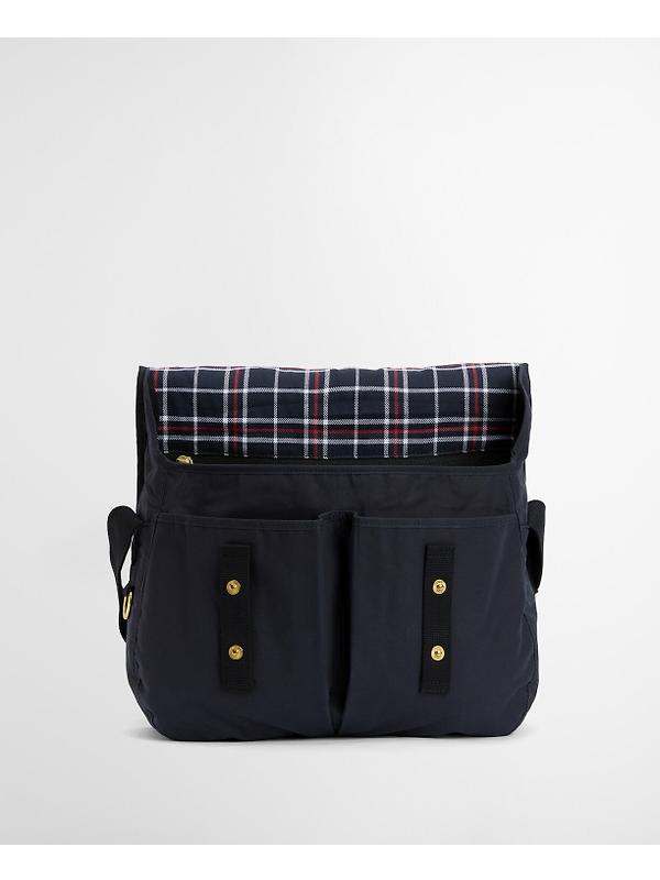 Barbour Transport Riever Crossbody Bag - Navy Image 4
