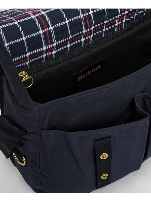 Barbour Transport Riever Crossbody Bag - Navy Image 11
