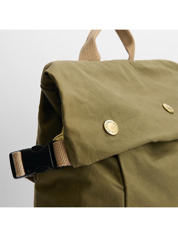 Barbour Transport Foldover Backpack Bag - Dusky Green Image 6
