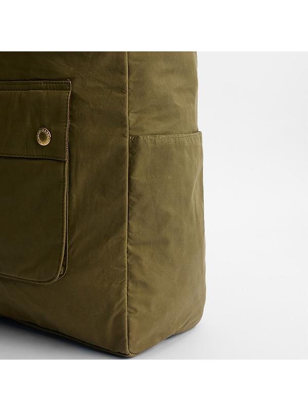 Barbour Transport Foldover Backpack Bag - Dusky Green Image 8