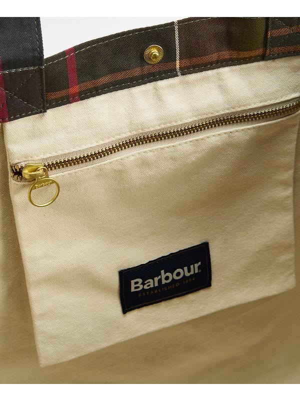 Barbour Telfield Tartan Tote Bag - Classic Tartan Image 9