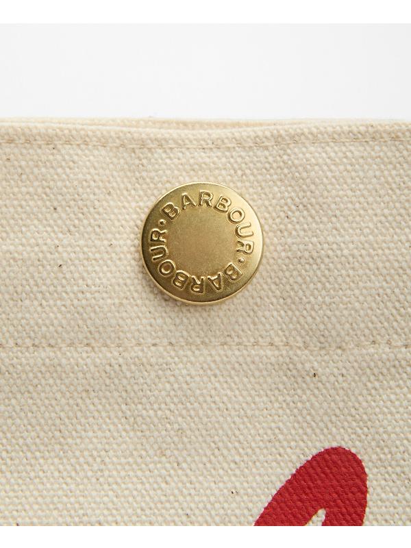 Barbour Script Tote Bag - Red Logo Image 6