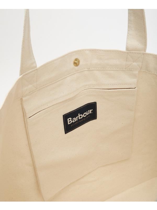 Barbour Script Tote Bag - Red Logo Image 7