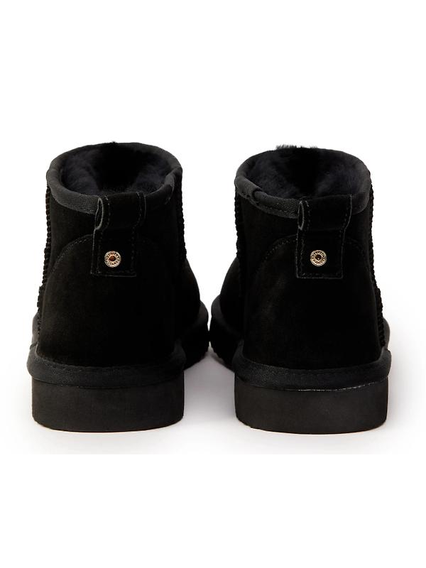 Holland Cooper Women's Ultra Mini Shearling Boots - Black Image 4
