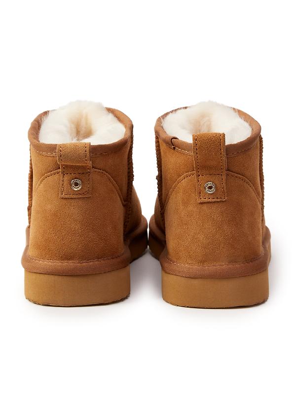 Holland Cooper Women's Ultra Mini Shearling Boots - Tan Image 7