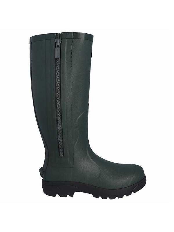 Hunter Unisex Balmoral MkII Full Zip Boots - Dark Olive/Black Image 1