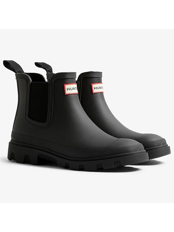 Hunter Unisex Downpour Chelsea Boots - Black Image 2