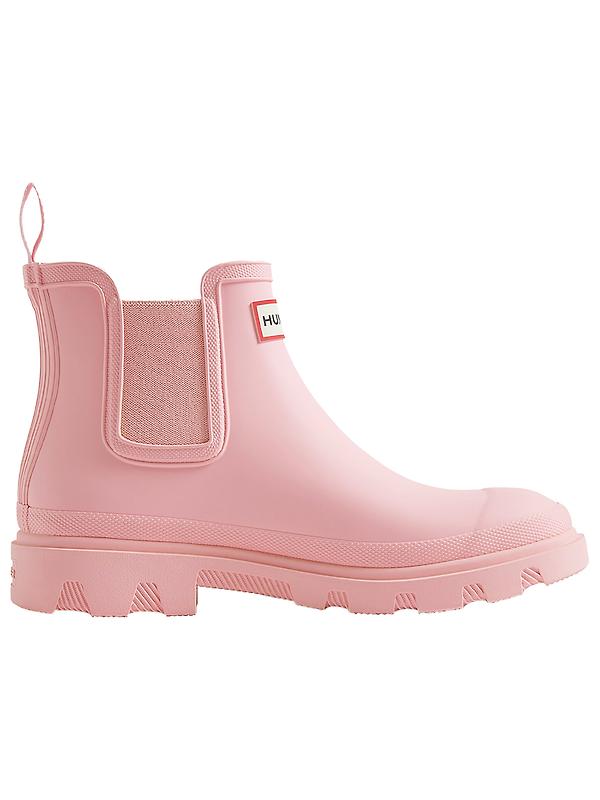 Hunter Unisex Downpour Chelsea Boots - Parfait Pink Image 1