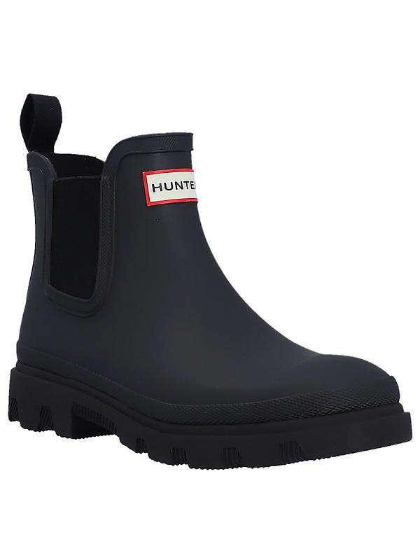 Hunter Unisex Downpour Chelsea Boots - Black Image 5