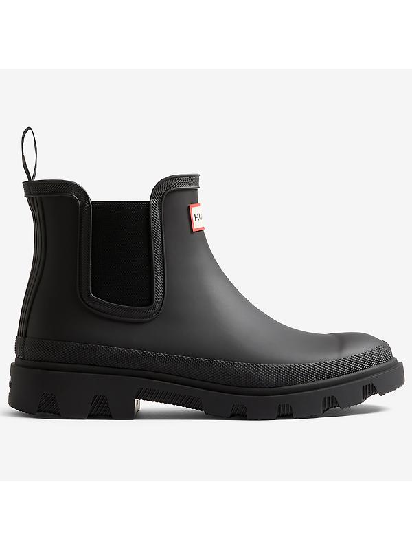 Hunter Unisex Downpour Chelsea Boots - Black Image 6