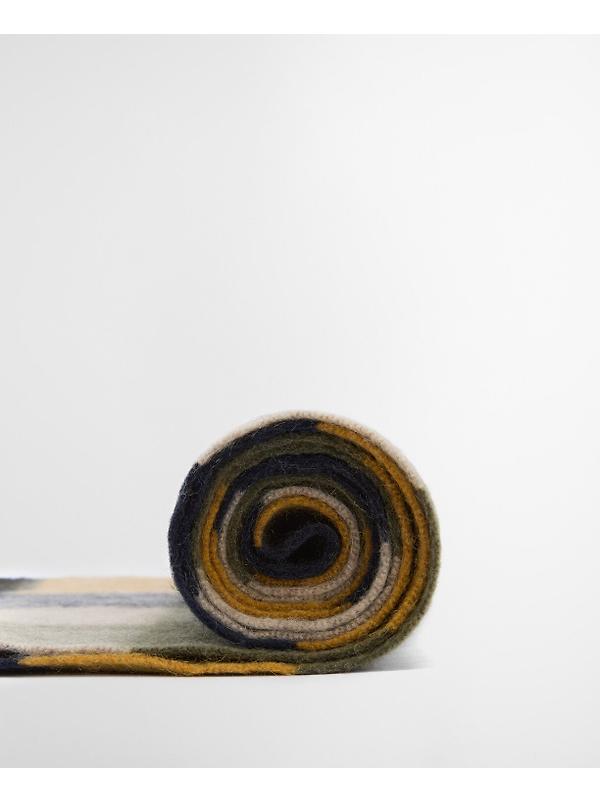 Barbour Large Tattersall Scarf - Forest Mist Image 7