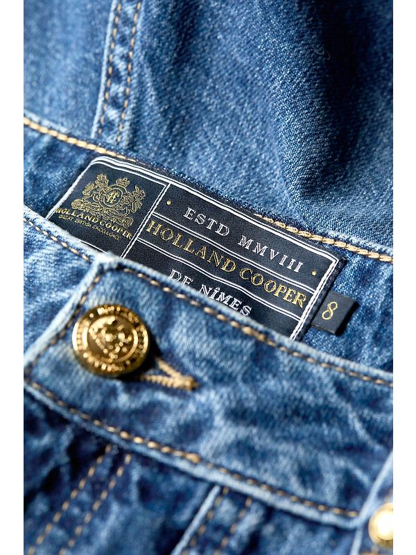Holland Cooper Women's Utility Denim Shorts - Denim Image 7