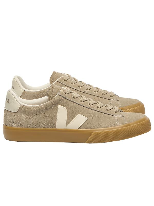 Veja Men's Campo Suede Sneakers - Taupe Pierre Natural Image 1