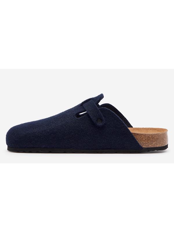 Oliver Sweeney Men's Valadares Recycled Wool Felt Slippers - Navy Image 5