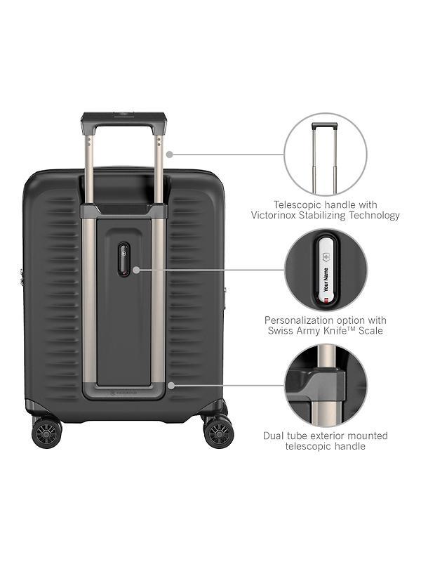 Victorinox Airox Advanced Global Carry-On Hardside Cabin Case - Black Image 4