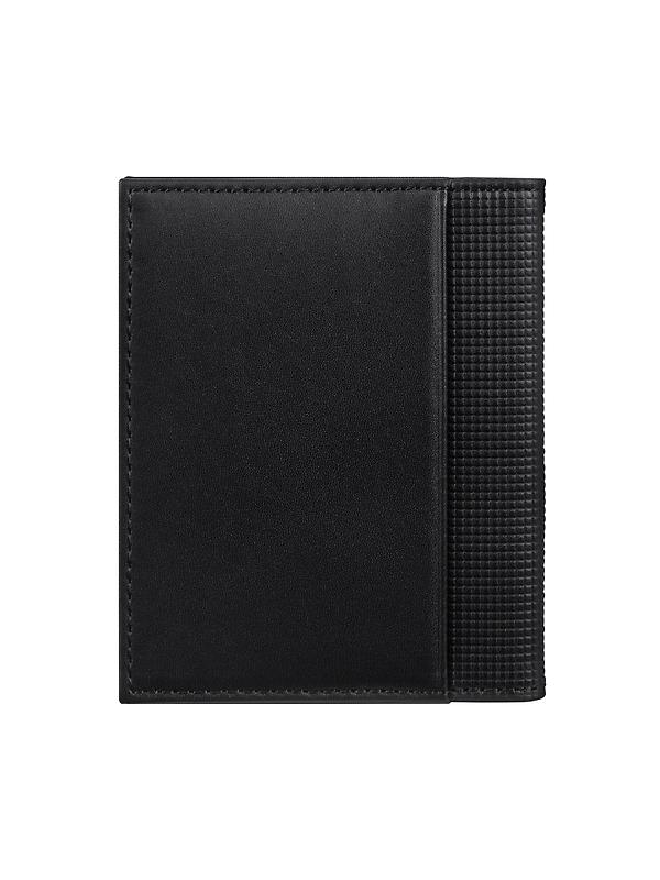 Victorinox Altius Alox Leather Bi-Fold Card Case with RFID - Black Image 6