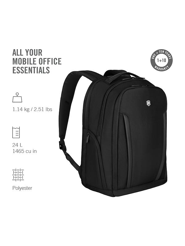 Victorinox Altmont Professional 15" Essential Laptop Backpack - Black Image 3